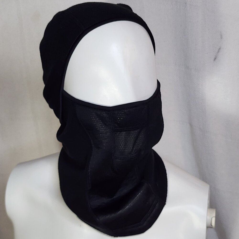 Ergodyne N-Ferno Wind Proof Hinged Black Balaclava Fleece Lined Winter Face Mask